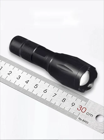 Gold Orion Km-108 T6 Led Şarjlı El Feneri 5 Modlu 200 Metre Işık Mesafesi