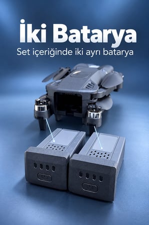 Çift Bataryalı Gps Drone Ve Ekranlı Kontrol Kumandası
