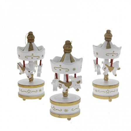 Dekoratif 6&039lı Beyaz Mini Atlı Karınca