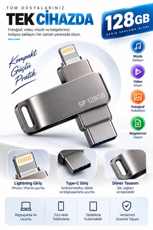 128 Gb Flash Bellek
