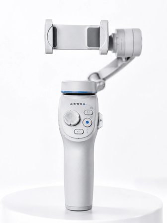 3 Eksen Telefon Gimbal Stabilizer Yapay Zeka Takipli Katlanabilir Dahili Dolgu Işıklı Video Sabitleyici