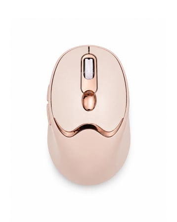 Ergonomik Tasarımlı Kablosuz Mouse Bluetooth ve USB Alıcılı
