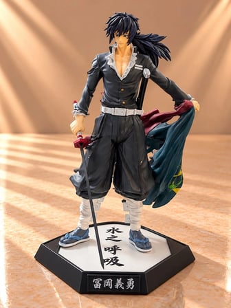 Demon Slayer Giyu Tomioka Kılıçlı Anime Figürü 30 Cm Alk6586
