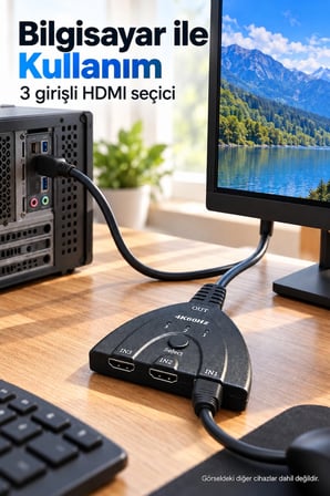 Hdmı Switch 2.0 Ve 3d Format Destekli