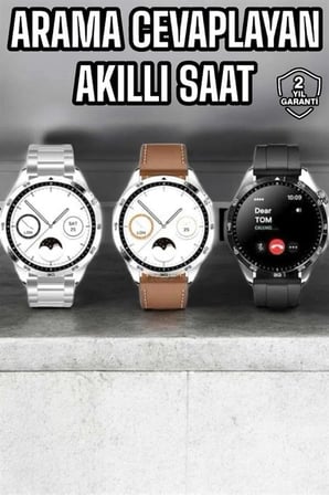Akıllı Saat Bildirim Görme Sesli Görüşme Çoklu Kordon GPS Takibi