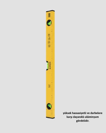 Dayanıklı Plastik Gövdeli 600 mm Su Terazisi Yeni Nesil