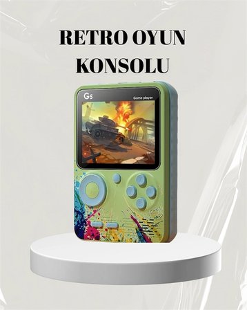 3 İnç Renkli Ekranlı Taşınabilir El Konsolu - G5 Modeli