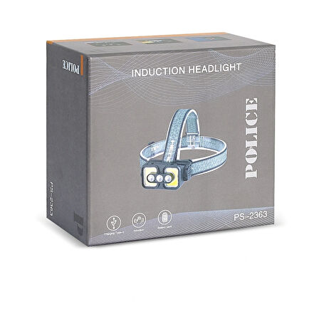 Police Ps-2363 Şarjlı Kafa Feneri