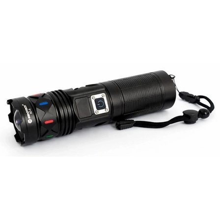Bedotech Bd-5 30w Tg Led Alüminyum Alaşımlı Zoomlu Type-c Dijital Göstergeli Şarjlı El Feneri