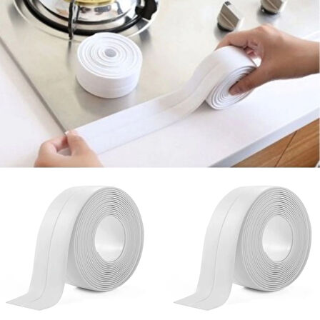 6 Lı Su Sızdırmaz Banyo Mutfak Lavabo Küvet İzolasyon Şerit Bant Pratik Ürün