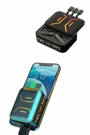 Bluetooth Kulaklık Dahili Powerbank Kablolu Düşük Gecikmeli Bluetooth 5.2