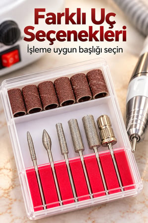 Tırnak Törpü Cihazı Metal Uçlar Ve Zım Bantlarıyla
