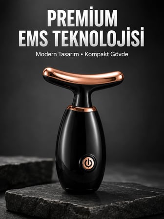 Kırışıklık Karşıtı Ultrasonik Titreşimli Yüz Masaj Aleti Yeni Nesil