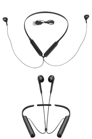 60 Saat Kablolu Boyun Askılı Dijital Göstergeli Bluetooth Kulaklığı Yeni Nesil
