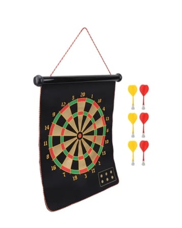 Katlanabilir Manyetik Dart Oyunu Zararsız Dart Okları İle Güvenli Eğlence
