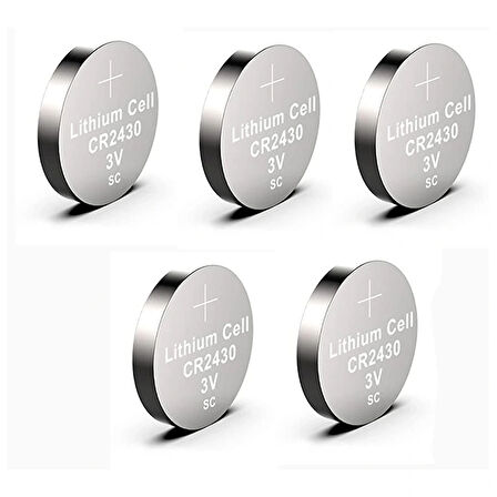 Yuma Cr2430 Süper Lityum 3v 5 li Kart Düğme Pil