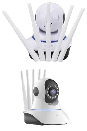 LED Aydınlatmalı 5 Antenli Motorlu 1080P Wifi Kamera Sensörlü Yeni Nesil