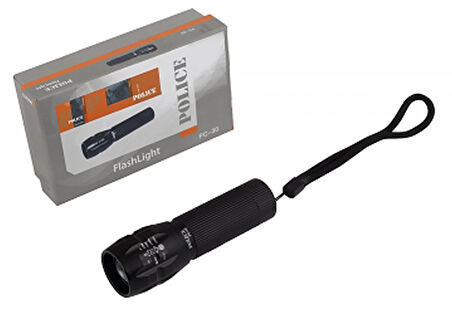 Police Pc-30 Cree Led+zoom Xenon Kızaklı El Feneri