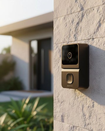 Wifi Akıllı Kapı Zili 85 Derece Geniş Açı Android İos Uyumlu Yeni Nesil