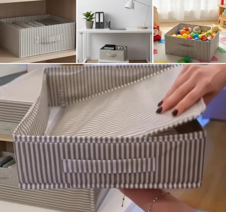 Çok Amaçlı 3 Bölmeli Organizer - Çekmece İçi Çorap Çamaşır Ve Ofis Masaüstü Düzenleyici Kutu