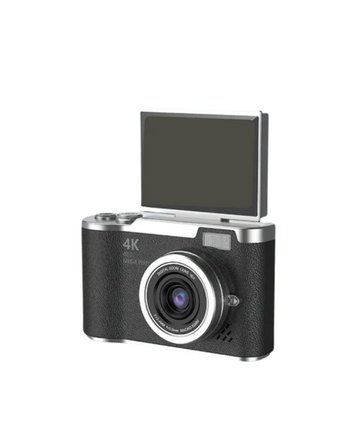 Kompakt 4k Dijital Kamera 48 Mp Sensör 8x Zoom Flip Ekran Vlog Ve Selfie Uyumlu