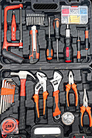 105 Parça Özel Alışım Çelik Professıonel Alet Takım Seti Avadanlık Pense Set.