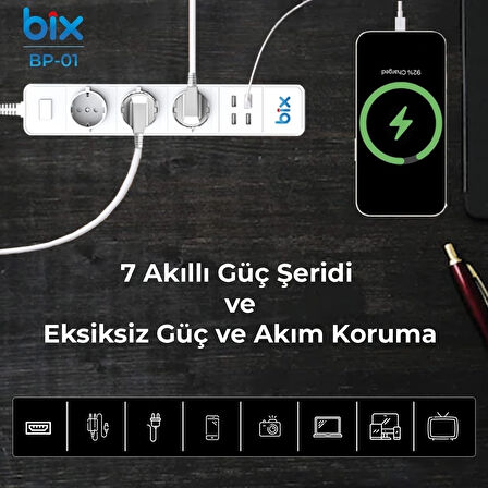 Vtn Bp-01 Wifi Yüksek Akım Korumalı Hızlı Şarj Özellikli Akıllı Priz