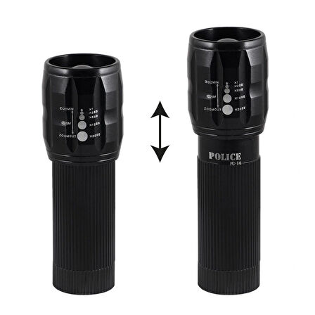 Police Pc-14 Power Led Pilli El Feneri