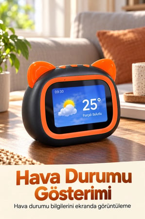 Ekranlı Bluetooth Hoparlör Şarkı Sözü Gösterimi Özellikli