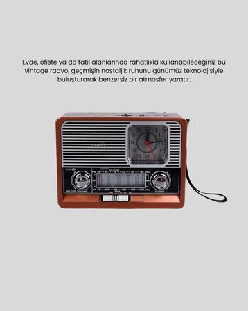 Vintage Radyo – Nostaljik Tasarım ve Modern Teknoloji Bir Arada