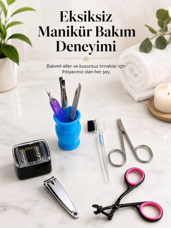 Profesyonel Manikür Pedikür Bakım Seti Çok Amaçlı Kişisel Bakım Kiti