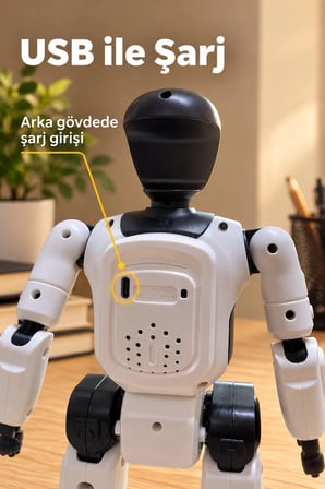 Uzaktan Kumandalı Robot Oyuncak Dans ve Şarkı Modlu