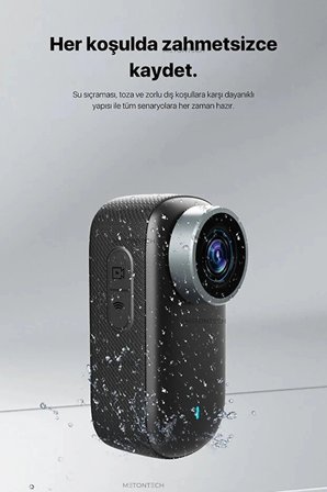 4k Ultra Hd Mini Wıfı Aksiyon Kamerası Taşınabilir Vücut Kamerası 1.47’hd Ekranlı Giyilebilir Video Kaydedici
