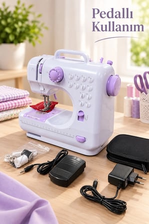 Taşınabilir Elektrikli Dikiş Makinesi Desen Seçimli