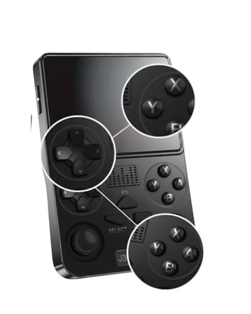 Wi-fi Özellikli Taşınabilir Retro Oyun Konsolu Analog Joystickli