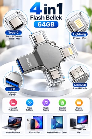 64 Gb Flash Bellek
