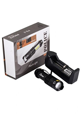 Police Ps-2 Cree Q5 Led Şarjlı El Feneri