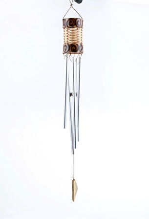 Üstü Bambu Metalli Rüzgar Çanı 83 Cm St00143