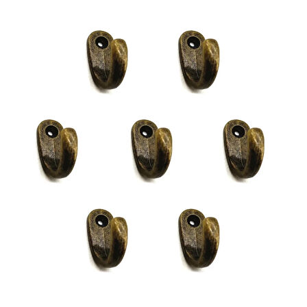 Büyük Tekli Fincan Askı, Dekor Askısı - Antik, 12x23x30 Mm