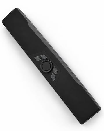 Döner Kontrol Düğmeli RGB Işıklı Bluetooth 5.4 Hoparlör Type C Şarj Girişli Siyah