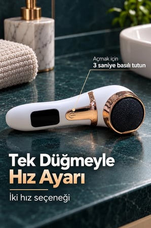 Dijital Göstergeli Usb Şarjlı Ayak Bakım Cihazı