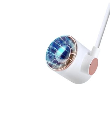 Asılabilir Mini Boyun Fanı | 1000mah Şarjlı, Turbo Güçlü Rüzgar
