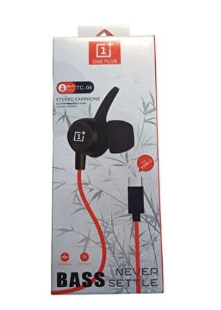 TC-04 Stereo Ekstra Bass Özellikli Kablolu Kulaklık - Mic+1 Teknolojisi