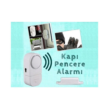 1 adet 90 dB GS-350 Kablosuz Alarm Sistemi Kapı Pencere Alarmı Ev Güvenlik Cihazı - Kapı Alarmı