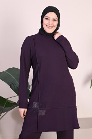 Kadın Büyük Beden Triko Takım 