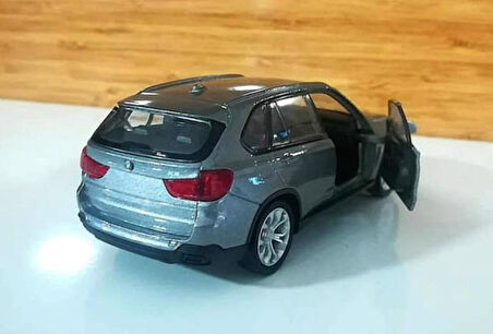 Oyuncak Metal Model Araba 1/36 Çek Bırak Füme Bmw X5