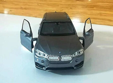 Oyuncak Metal Model Araba 1/36 Çek Bırak Füme Bmw X5