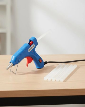 Pratik Kullanımlı 20w Silikon Tabancası 7.5 Mm Silikon Uyumlu 5 Adet Hediye Silikon