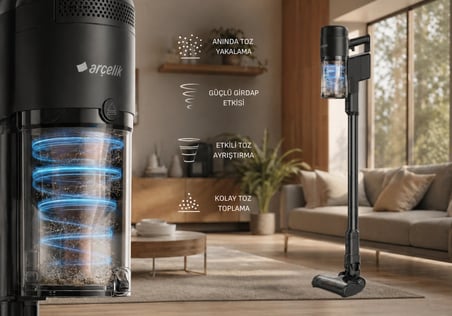 Arçelik SD 9261 Imperium® Go 1.0 Şarjlı Dikey Süpürge
