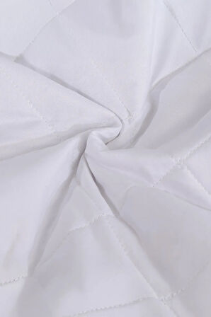 %100 Doğal Pamuk Kapitone Bebek Sıvı Geçirmez Yastık Alezi Koruyucu 35x45 Cm 120grm2